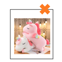 Unicorn knuffel mint